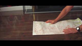 Ordnance Survey 150000 Map Folding Tutorial [upl. by Fredette707]