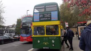 Archway Running Day Royal Daimler Fleetline CUV 51C On Route 271 [upl. by Sej]