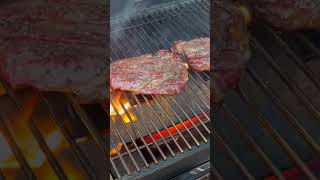 New Weber SearWood Ribeye Searing bbq webergrill sambosplace searwoodXL [upl. by Arikehs]