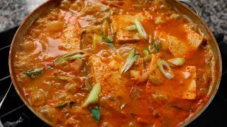 Cheonggukjangjjigae Extrastrong fermented soybean paste stew 청국장찌개 [upl. by Mace]