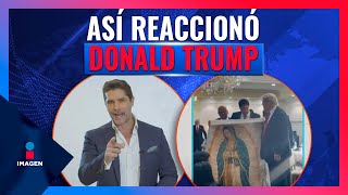 Eduardo Verástegui regala imagen de la Virgen de Guadalupe a Donald Trump  Noticias con Paco Zea [upl. by Fasano]