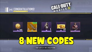 NEW CODM 8 NEW WORKING REDEEM CODES NOVEMBER 2024  COD MOBILE CP REDEEM CODES 2024 NOVEMBER [upl. by Gilford]