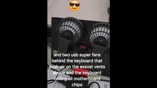 Asus ROG flow x13 diy TURBO MODE super fast cooling bench on tent mode WORKS FOR ALL TENT LAPTOPS [upl. by Noryak]