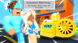 I Spent 100000 On DISASTERS With My Girlfriend In Roblox [upl. by Meurer93]