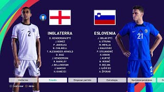 INGLATERRA VS ESLOVENIA GRUPO C EUROCOPA 2024 [upl. by Phonsa]