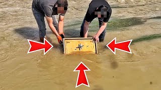 We Found A Abandoned Safe In The River Whats Inside The ABANDONED SAFE OPENED [upl. by Andreana]