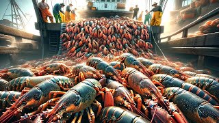 American Fishermen Catch Billions Of Lobster And King Crabs This Way [upl. by Azarcon281]