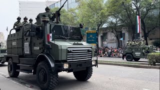 EJÉRCITO MEXICANO Y SU ARTILLERÍA PESADA DESFILE MILITAR CDMX 16 DE SEPTIEMBRE 2024🇲🇽🇲🇽✅ [upl. by Xylina]