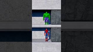 Spiderman VS Hulk spiderman shorts gta [upl. by Kooima962]