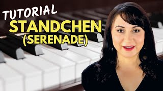 SCHUBERT Standchen Serenade EASY PIANO Tutorial  Sheet Music [upl. by Nodnal478]