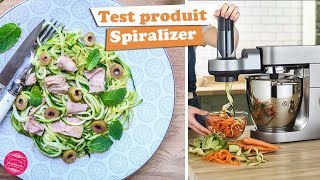 🌪 TEST DU SPIRALIZER  POUR TRANSFORMER LES LEGUMES EN SPAGHETTIS  🌪 [upl. by Eiboh]