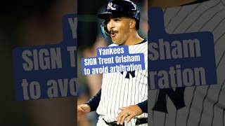 Yankees bring back OF Trent Grisham for the 2025 season yankees shorts newyorkyankees mlb [upl. by Karab]