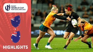 RWC2021 Match Highlights Australia v New Zealand [upl. by Nalyr344]