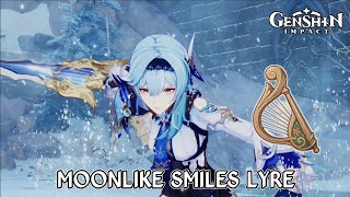 EULA PLAYING MOONLIKE SMILES  DRAGONSPINE OST   Windsong Lyre Genshin Impact [upl. by Brok557]