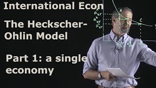 International Economics The HeckscherOhlin model of trade Part1  a single country [upl. by Kippar]