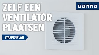 Ventilator plaatsen in badkamer  Klustips  GAMMA België [upl. by Ynetruoc408]