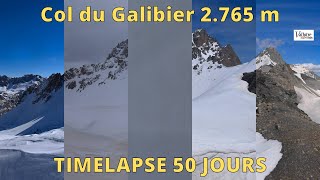 Valloire  Galibier Thabor ⏩ Timelapse 50 jours [upl. by Evy]