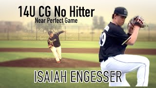 Isaiah Engesser’s outstanding day on the mound  CG No Hitter near perfect game  61723 [upl. by Gnohp]