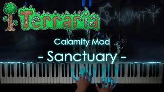 🍍Sanctuary The Sunken Sea  Calamity Mod  Terraria  Piano Arrangement🥥 [upl. by Adnat296]