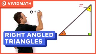 Right Angled Triangle Find Angles  Trigonometry  VividMathcom [upl. by Agretha]