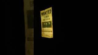 WANTED POSTER Fenrir Greyback Nocturn Alley Universal Orlando [upl. by Shank]