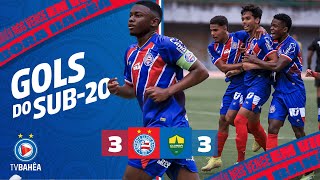 SUB 20  BAHIA 3 x 3 CUIABÁ  GOLS  BRASILEIRO 240724 [upl. by Gupta893]