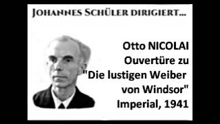 Otto Nicolai Ouvertüre zu quotDie lustigen Weiber von Windsorquot [upl. by Enirehtahc]