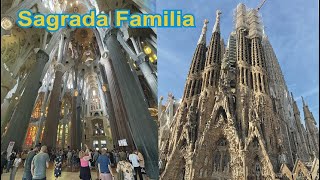 Full Tour of Sagrada Familia Including Nativity Tower [upl. by Adiesirb]