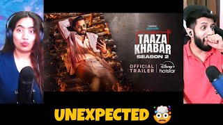 Taaza Khabar  Season 2  Official Trailer  BB Ki Vines Productions  Reaction [upl. by Hallock]