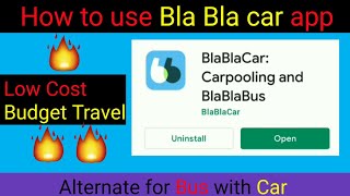 how to use bla bla car app review [upl. by Oballa]