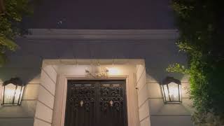 The Menendez Brothers Murders House in Beverly Hills night time [upl. by Enirak56]