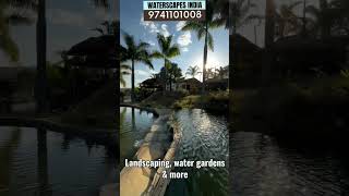 gardendesign gardenlandscaping poollandscaping design exteriordesign watergarden [upl. by Aryhs]