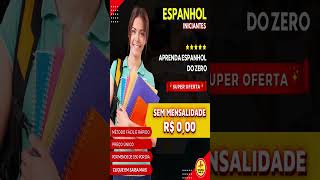 FALE ESPANHOL EM APENAS 30 DIAS  Clique no Link do Canal espanholsimples espanhol espanholbasico [upl. by Aiel]