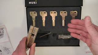 NUKI UNIVERSAL CYLINDER  HOW TO INSTALL [upl. by Euqenimod]