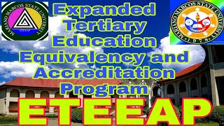 REQUIREMENTS FOR ETEEAP  EXPANDED TERTIARY EDUCATION EQUIVALENCY amp ACCREDITATION PROGRAM [upl. by Kendyl]