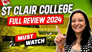 St Clair College full review 2024  Complete Details amp Expert Tips [upl. by Seraphine]