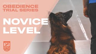 UKC Obedience Train Your Dog for the Novice Level  United Kennel Club [upl. by Ateikan]