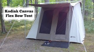 Time Lapse Setting Up and Breaking Down Our Kodiak Canvas Flex Bow Tent [upl. by Assertal]