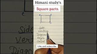 square parts square part squareroot himani study basic mathproblem [upl. by Kimon]