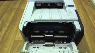 HP Laserjet P2055  Changing the cartridge [upl. by Leunamesoj]