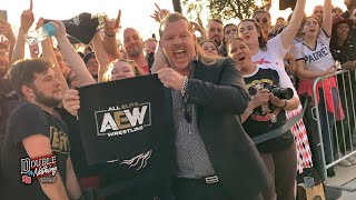 CHRIS JERICHO DEBUTS  AEWS HISTORY MAKING DOUBLE OR NOTHING RALLY [upl. by Naved920]