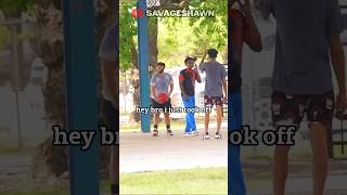 Exploding Basketball Prank  Full video ➡️ savageshawn prank funnyprank pranks funnymoments [upl. by Tima]