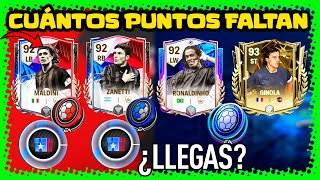 Cuántos puntos falta para Maldini Zanetti e iconos Champions  FC Mobile [upl. by Releehw180]