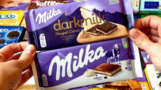 Milka DarkMilk amp Yogurt Chocolates Unwrapping [upl. by Naivatco]