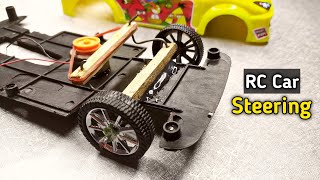 How to Make RC Car Steering system in very simple way  Remote Control Drift car [upl. by Anastasia]