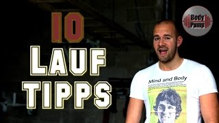 10 Tipps fürs Laufen  Joggen für Anfänger  Technik Verletzungen Motivation [upl. by Nodnnarb]