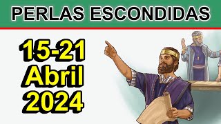 PERLAS ESCONDIDAS de esta semana respuestas CORTAS SALMOS CAPITULO 29 a 31 15 al 21 Abril 2024 [upl. by Archibaldo573]