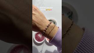 Daisy bracelet mini tutorial jewelrytutorial diyjewelry tutorial beadedbracelet beadingtutorial [upl. by Lonnie]