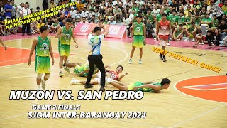 Muzon vs San Pedro  Game 2 Finals  CSJDM InterBarangay 2024  FULL GAME [upl. by Kory]