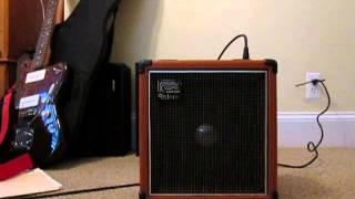 Vintage Roland Cube 20 Guitar Amplifier Demo [upl. by Brita]